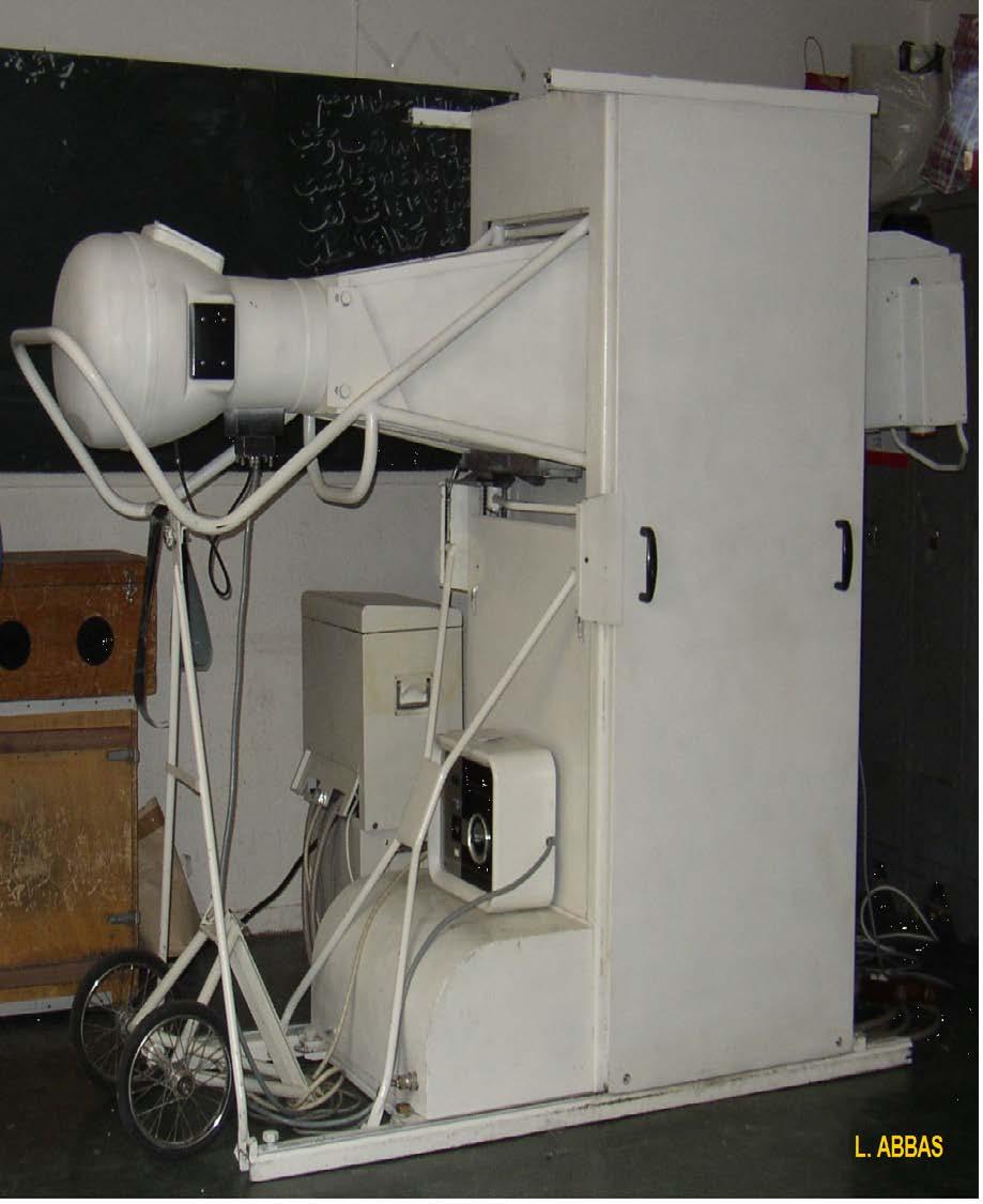 MOBILE X-RAY APPARITUS USED UNTIL 2013 TO SCREEN