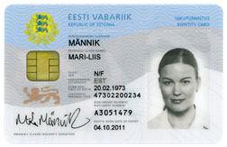 ID card: most important element of eid infrastructure ID card is mandatory for Estonian citizens from age 15 and up and all aliens residing permanently ID card has three main functions: visual