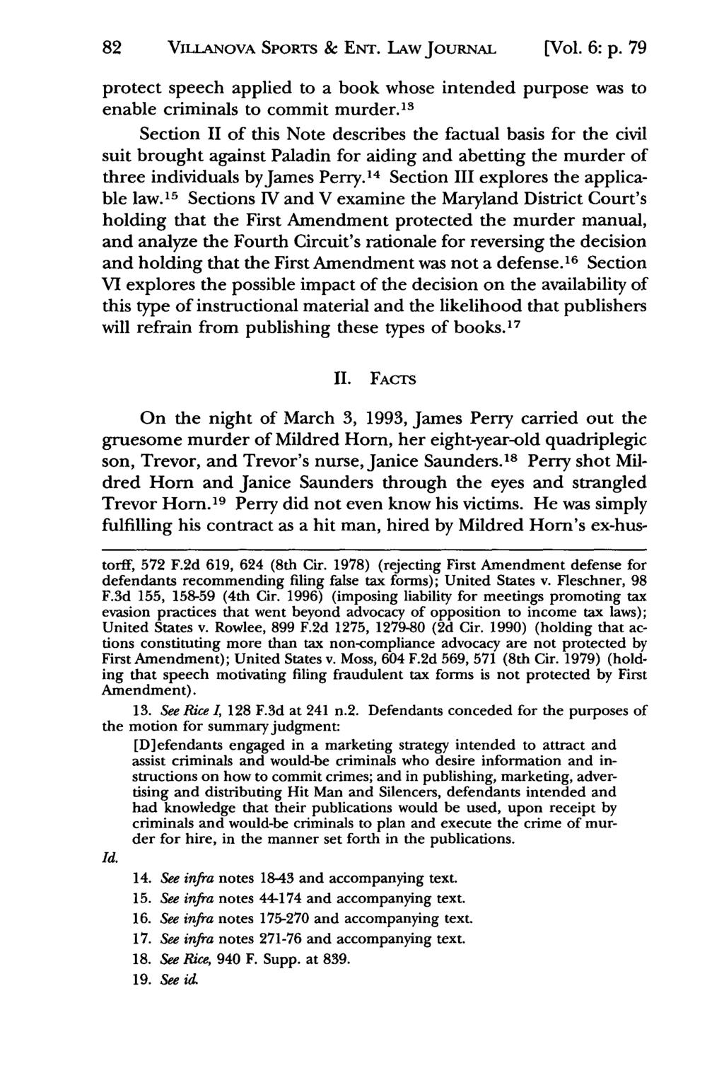 82 Jeffrey S. Moorad VILLANOVA SPORTS Sports Law & Journal, ENT. LAw Vol. 6, Iss. 1 [1999], Art. 5 JOURNAL [Vol. 6: p.