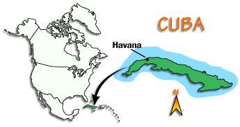 CRISIS OVER CUBA Just 90 miles off the coast of Florida, Cuba presented