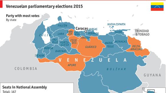 In graphics: A political and economic guide to Venezuela (http://www.economist.com/blogs /graphicdetail/2016/01/graphics-political-and-economic-guide-venezuela) Ridiculous laws breed bitter comedy.