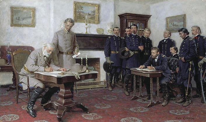 End of the War **Gen. Grant managed to outlast Gen.
