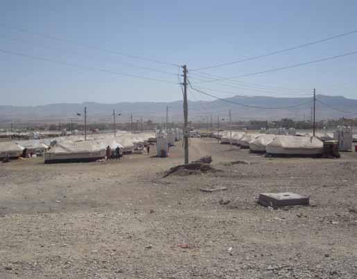 CENTER FOR MIDDLE EASTERN STRATEGIC STUDIES The general view of Arbat camp camps constitute 42%, while those living out of the camps are 58%.