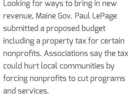 PILOTS State Budget Deficits Nonprofit