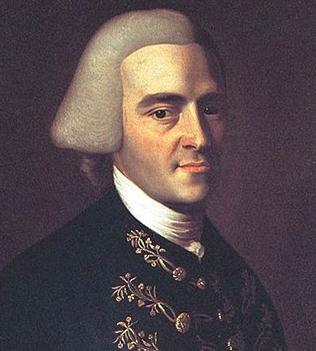 John Hancock, president of the Massachusetts delegation,