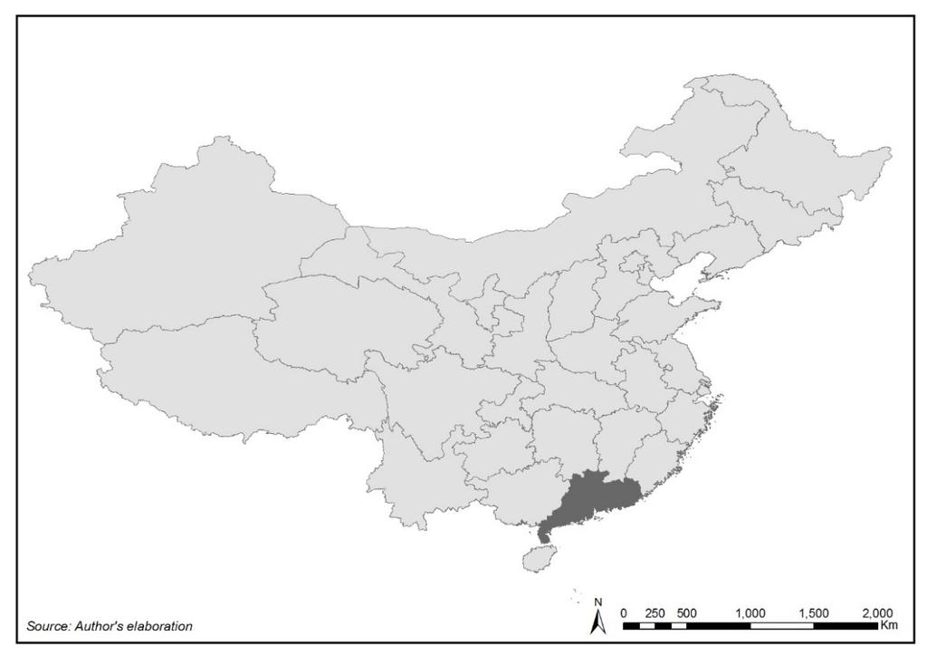 Guangdong prefectures, 19 also have a third administrative level and are further divided into 23 city-counties, 41 counties, 3 autonomous counties and 54 districts (see table in the Appendix).