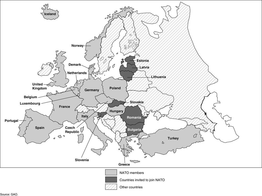 Figure 1: Countries Invited to Join NATO and Current European NATO Members Reports Responded to the Mandate s Requirements The President s reports responded to the three requirements in the Senate s