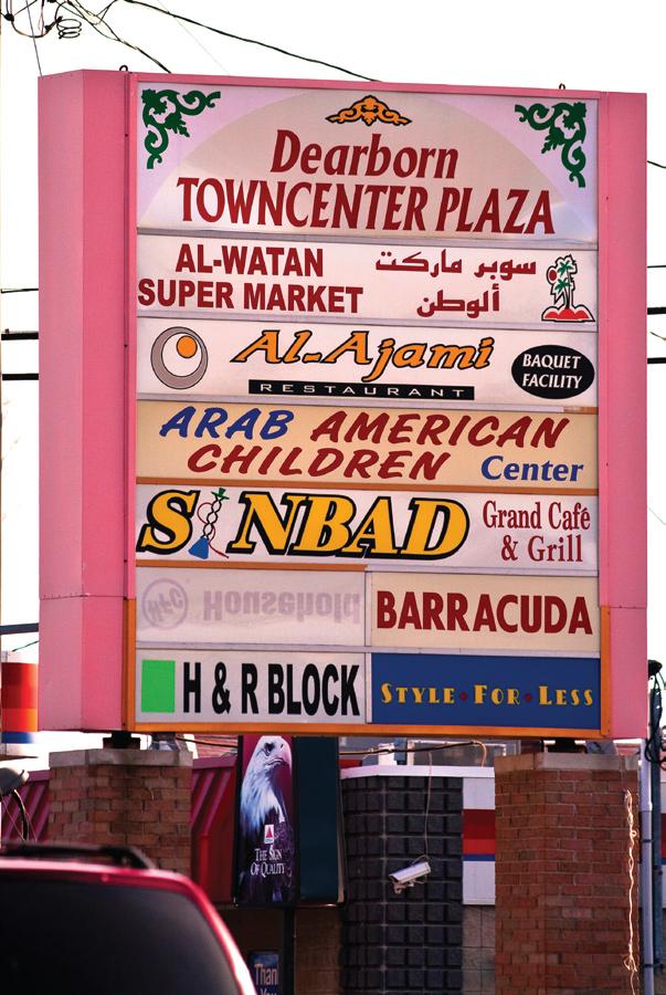 18 n Arab Americans: An Integral Part of American Society A typical American strip mall in
