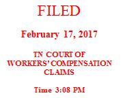 ) EXPEDITED HEARING ORDER GRANTING MEDICAL BENEFITS (DECISION ON THE RECORD) This matter came before the undersigned workers compensation judge on February 13, 2017, on the Request for Expedited