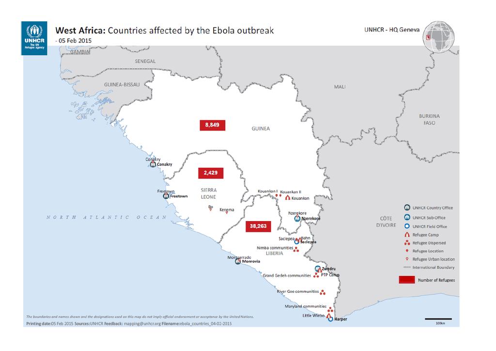 CONTEXT Introduction The outbreak of the Ebola Virus Disease (EVD) in West Africa is unprecedented in its scale, severity, and complexity.