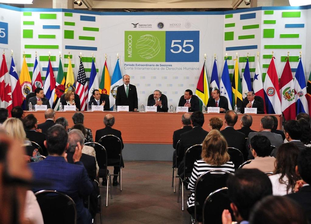 Fifty-fifth special session The Court held its fifty-fifth special session in Mexico City, Mexico, from August 22 to September 2, 2016.
