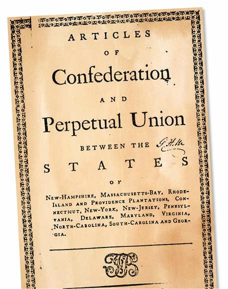 SECTION 3 Articles of Confederation Main Idea The states first attempt to build a national government, the Articles of Confederation, proved too weak to last. Reading Focus 1.