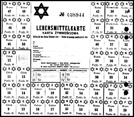 Daily Rations In Poland: Nazis = 2,500 Polish citizens = 1,600 Jews =