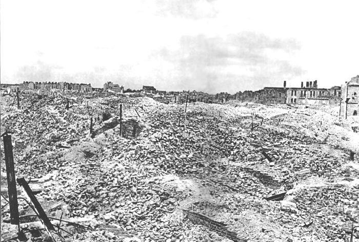 Warsaw Ghetto after