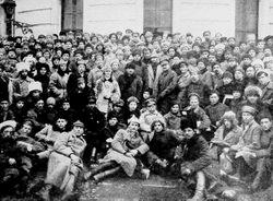 November (October) Revolution Political Police organized: CHEKA Revolutionary army created with Trotsky in charge -- Red Army