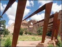 Navajo Tourism Strategic Plan Page 55 Window Rock Tribal Park and Veterans Memorial This small park near the Navajo Nation Administration Center features the graceful redstone arch for which the
