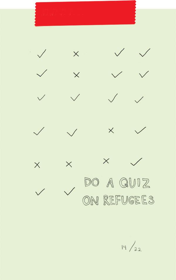 2. Do a quiz on refugees A perfect way to kick off one of your first meetings is to hold a quiz on refugees.