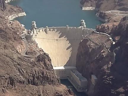 Hoover Battles the Great Depression Hoover Dam Along Colorado River Begin in 1930; completed in