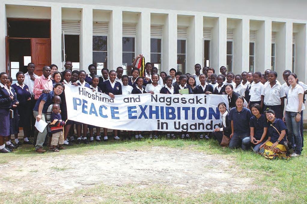 Peace Exhibition Since it was first implemented by JICA volunteers from Hiroshima Prefecture dispatched to Nicaragua in 2004, the Peace Exhibition implemented by the volunteers has been done over 160
