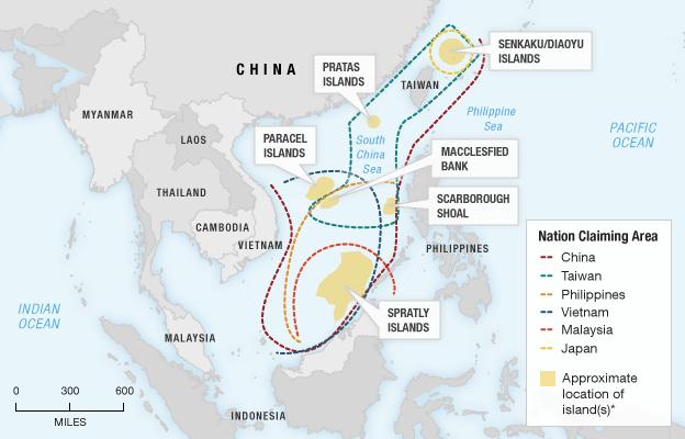 China is not alone in claiming waters and islands that are beyond its EEZ.