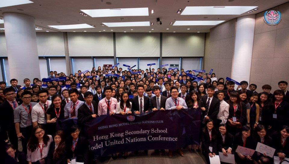 THE HONG KONG SECONDARY SCHOOL MODEL UNITED NATIONS CONFERENCE 2014 The 3-day Hong Kong Secondary Schools Model United Nations Conference 2014 was held successfully in Cyberport, Southern District