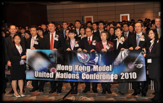 THE HONG KONG MODEL UNITED NATIONS CONFERENCE 2010 The Hong Kong Model United Nations Conference 2010 was successfully held at the Hong Kong Polytechnic University of from 7 th to 10 th January 2010.