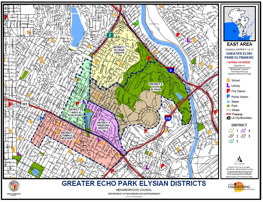 ATTACHMENT A Map of Echo Park Neighborhood Council EPNC