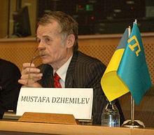 Mustafa Abdülcemil Qırımoğlu (Cemilev) - also known as Mustafa Jemilev (Dzhemilev, Cemilev), is Chairman of the Mejlis of the Crimean Tatar People