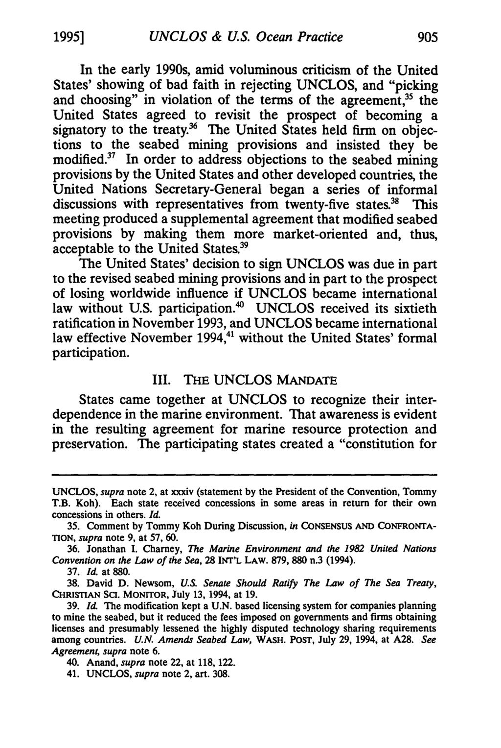 1995] UNCLOS 