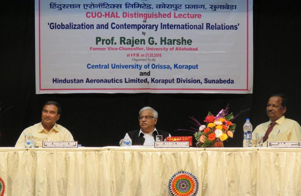 Sunabeda with the collaboration of Hindustan Aeronautics Limited today. Prof. Rajen G.