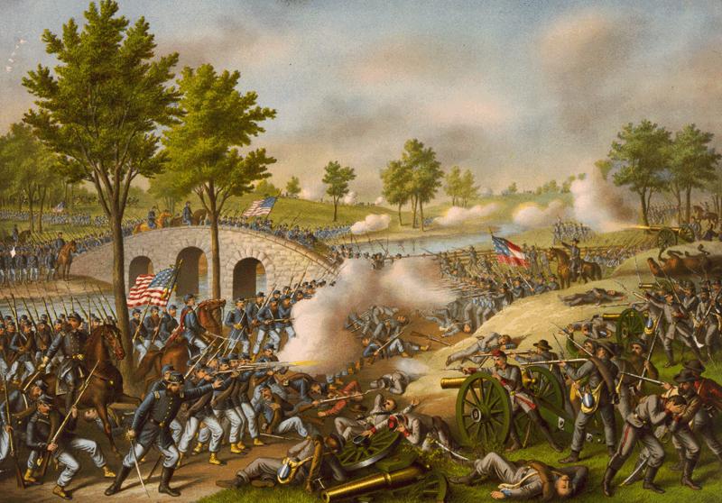 BATTLE OF ANTIETAM On September 16, 1862, Major Gen. McClellan and the Union Army of the Potomac confronted Lee s army at Sharpsburg, Maryland.
