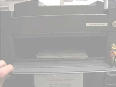 Auxiliary Ballot Bin NOTICE: All ballots that may have been stored in the Auxiliary Ballot Storage Bin throughout Election Day due to machine failure must remain in the Auxiliary Ballot Bin until the