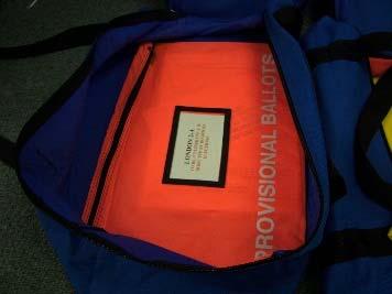 13. Locate the Orange Court Order Only Bag in the Supply Bag (located at the extreme bottom). 14.