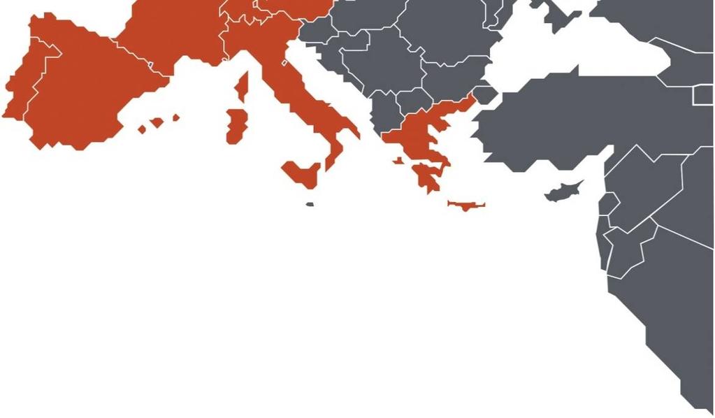 Greece Spain Denmark Monaco Ptugal Ireland 9... 25 member states in 2002.