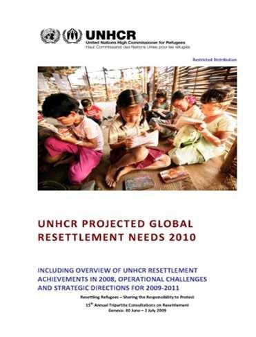 Review of Global 2010 Key Outcomes Resettlement needs were 203,259 refugees UNHCR processing capacity (est): 90,000-108,000