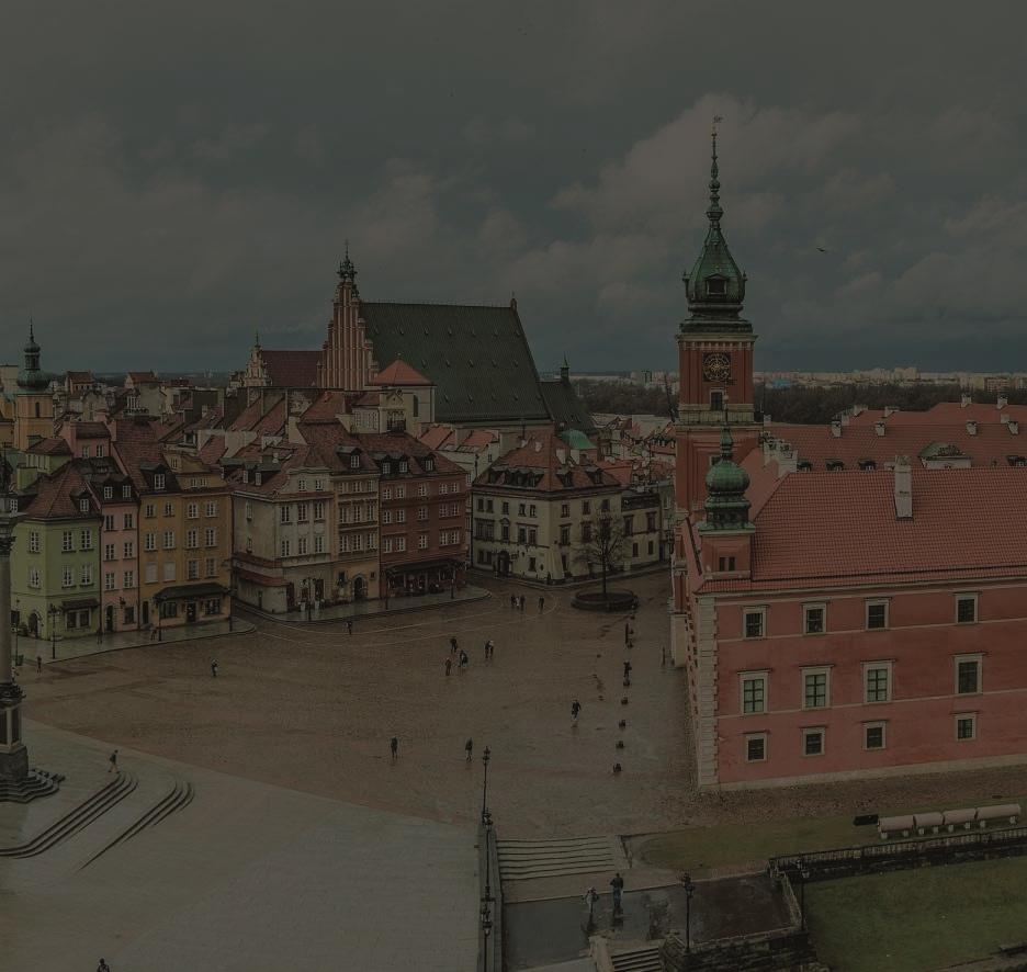 Rebuilt after the World War II Warsaw s Old Town is