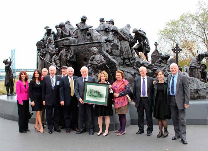 22 OUR PEOPLE Minister Deenihan with members of the Irish American Community at the Famine Memorial in Philadelphia Tom Keenan Connecting with the Global Irish Family The global Irish family is a