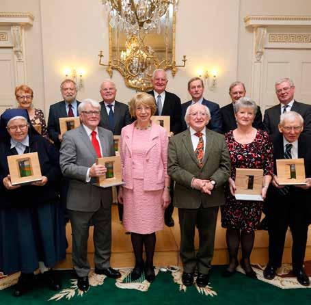 The introduction of the Presidential Distinguished Service Award for the Irish Abroad recognises outstanding achievement by Irish people overseas.