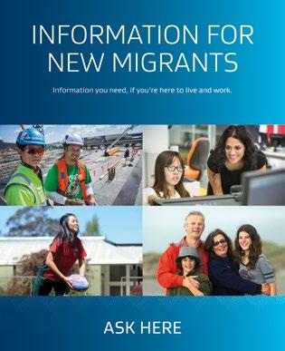 COMMUNITY Thirty CAB offices are now providing Information for New Migrants. Look for the CAB logo, and the new blue signs and posters.
