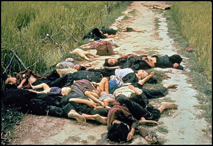 1970 Public learned about My Lai Massacre 1970 - Pentagon Papers leaked to press, secret gov t history of mistakes of war Peace talks, bombings, and armistice 1972 peace is at hand, no compromise,