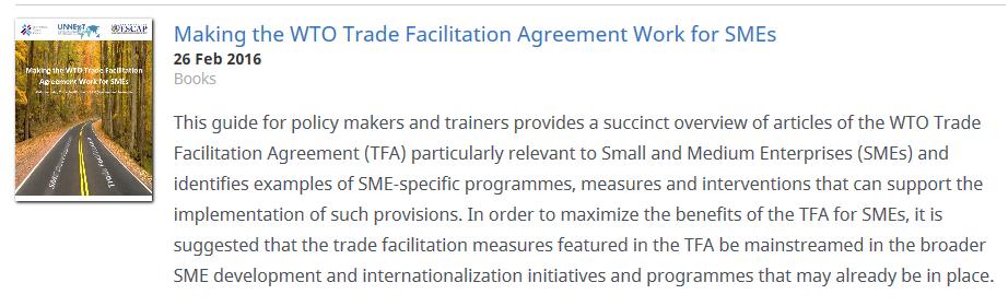 Current focus of UNNExT work [1] Single window implementation Masterclass on Digital Customs and Single Window Implementation for Trade Facilitation planned with WCO and RoK Customs (19-28 Apr.