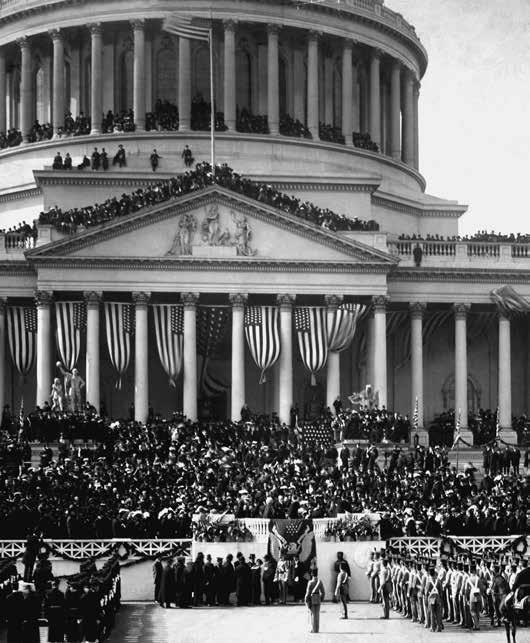 four (4) The inauguration of President Theodore Roosevelt on