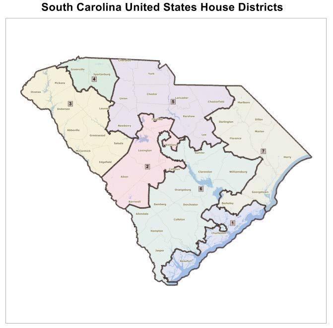 After the 2010 census, S.C. received an additional congressional district.