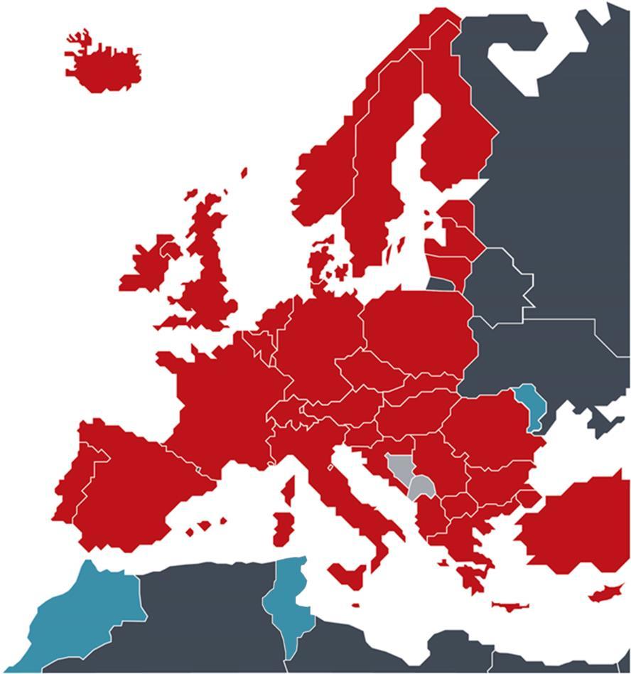 The European patent system EPO: Independent international organisation, dedicated to patents Some 700 million inhabitants 38 member states 2 extension states Bosnia-Herzegovina Montenegro