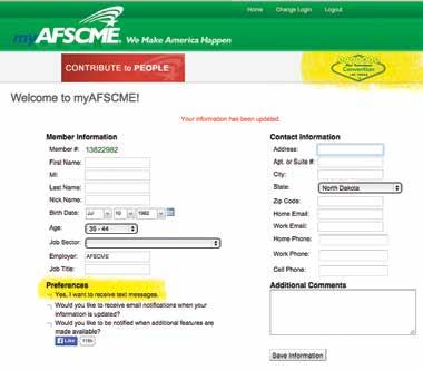 org ACCOUNT You will need to login to My.AFSCME.org to register even if you do not need a hotel room. Login to your My.AFSCME.org account. If you already have a username and password for My.AFSCME.org, go to Step 2.