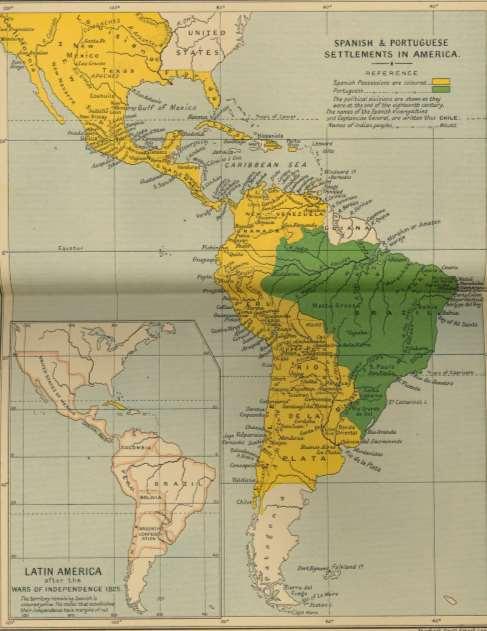 Latin America The 300-year Spanish rule of Latin America came to an end in the 1820s.