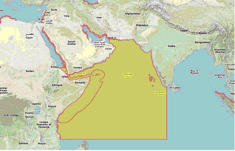 Figure 3: War Risk Area Source: UK War Risk The UK Ship-owners also extended the zone in which piracy acts are most likely to occur.