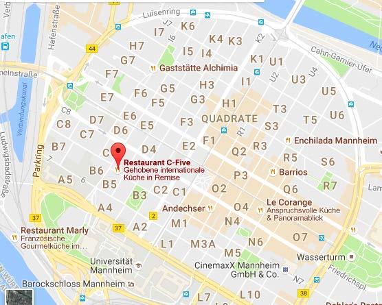 How to get to the Uni Mannheim? Note that it is walking distance from the train station and also from most of the hotels in the city center.