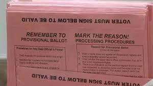 PROVISIONAL BALLOT If you registered, but on Election Day you are told that you are not registered, you have the right