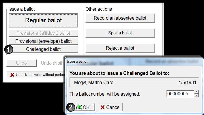 Challengers Also refer to the yellow Challengers Book in the Pendaflex If a challenger has reason to believe that a person is not qualified to vote in the precinct, a challenge may be made